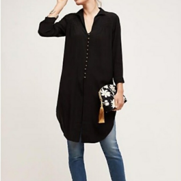 NWOT Anthropologie Maeve Ceycen Button Down Tunic - Picture 2 of 11